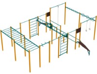 Спортивный комплекс Kidigo WorkOut 6 (21261) фото №2 — интернет-магазин Desire.md