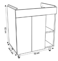 Dulap cu lavoar Montebella Set 13.02 700x480 Nero N Pantera imaginea #3 — magazin online Desire.md