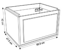 Dulap cu lavoar Montebella Set 51.01 650x480 Bianco LED Koala imaginea #2 — magazin online Desire.md