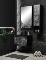 Dulap cu lavoar Montebella Set 51.01 650x480 Nero LED Pantera imaginea #3 — magazin online Desire.md