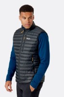 Vesta pentru bărbați Rab Microlight Down Vest M Black imaginea #2 — magazin online Desire.md