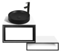 Шкаф с умывальником Montebella Set 54.02 1115x500 Eclipse LED 455x455 Pantera фото №1 — интернет-магазин Desire.md