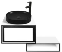 Шкаф с умывальником Montebella Set 54.02 1115x500 Eclipse LED 550x425 Pantera фото №1 — интернет-магазин Desire.md