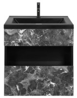 Dulap cu lavoar Montebella Set 55.01 600x460 Nero LED Pantera imaginea #1 — magazin online Desire.md