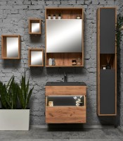 Шкаф с умывальником Montebella Set 55.02 650x480 Spirit LED Lemur фото №2 — интернет-магазин Desire.md