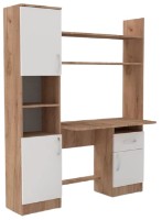 Письменный стол ML-Mobila МЛ-7 Школьник Дуб Золотой/Белый фото №1 — интернет-магазин Desire.md