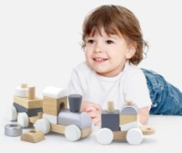 Cuburi PolarB Stacking Train (51611) imaginea #3 — magazin online Desire.md