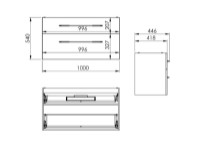 Dulap pentru lavoar Elita Barcelona (164824) imaginea #2 — magazin online Desire.md