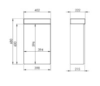 Шкаф с умывальником Elita Young Basic (163068) фото №4 — интернет-магазин Desire.md