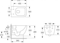 Унитаз Imprese Valtice i1105 фото №2 — интернет-магазин Desire.md