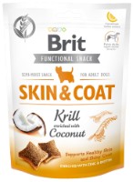 Snackuri pentru câini Brit Care Dog Functional Snack Skin & Coat Krill 150g