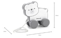 Jucarie de impins si tras PolarB Pull Along Polar Bear (44001) imaginea #3 — magazin online Desire.md