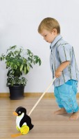 Игрушка каталка Viga Push Toy-Penguin (50962) фото №2 — интернет-магазин Desire.md