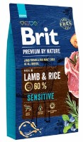 Hrană uscată pentru câini Brit Premium By Nature Sensitive Lamb 15kg imaginea #1 — magazin online Desire.md