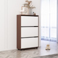 Rafturi pentru pantofi Mobildor-Lux Leo 50 (125x50x27) Wenge/White imaginea #3 — magazin online Desire.md