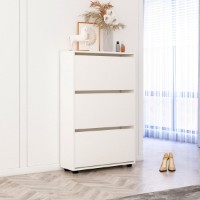 Rafturi pentru pantofi Mobildor-Lux Leo 125x70x27 White (10008660) imaginea #3 — magazin online Desire.md