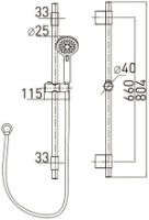 Душевой набор VOLLE Nemo (15146200) фото №2 — интернет-магазин Desire.md