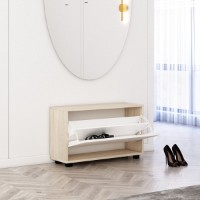 Обувница Mobildor-Lux Leo 47x70x27 Sonoma/White (10008772) фото №2 — интернет-магазин Desire.md