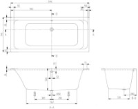 Ванна Villeroy&Boch Architectura 180x80 (UBA180ARA2V01) фото №2 — интернет-магазин Desire.md