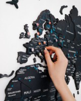 Panou decorativ UberHaus 3D Lemn Black L 1500x900mm imaginea #4 — magazin online Desire.md