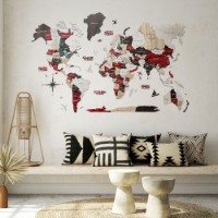 Panou decorativ UberHaus 3D Lemn Urban L 1500x900mm