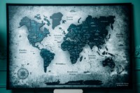 Panou decorativ UberHaus 3D Panel Concrete Black L 1400x970mm