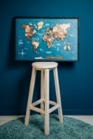 Panou decorativ UberHaus 3D Panel Ocean Multicolor M 834x575mm