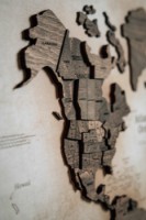 Декоративное панно UberHaus 3D Panel Vintage Walnut M 834x575mm фото №2 — интернет-магазин Desire.md