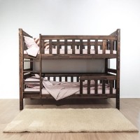 Pat copii MobiCasa Etajat Garfield 90x200 Nut imaginea #1 — magazin online Desire.md