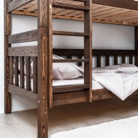 Pat copii MobiCasa Etajat Garfield 90x200 Nut imaginea #4 — magazin online Desire.md