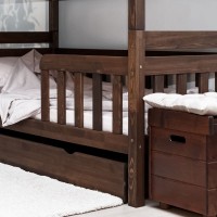 Pat copii MobiCasa Etajat Garfield 90x200 Nut imaginea #5 — magazin online Desire.md