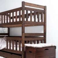 Pat copii MobiCasa Etajat Garfield 90x200 Nut imaginea #6 — magazin online Desire.md