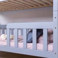 Pat copii MobiCasa Etajat Garfield 90x200 Grey imaginea #9 — magazin online Desire.md