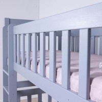 Pat copii MobiCasa Etajat Garfield 90x200 Grey imaginea #2 — magazin online Desire.md