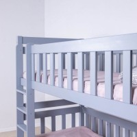 Pat copii MobiCasa Etajat Garfield 90x200 Grey imaginea #6 — magazin online Desire.md