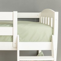 Pat copii MobiCasa Etajat Garfield 90x200 White imaginea #2 — magazin online Desire.md