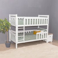 Pat copii MobiCasa Etajat Garfield 90x200 White imaginea #4 — magazin online Desire.md