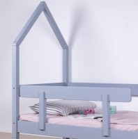 Детская кровать MobiCasa Woody 90x200 Grey фото №2 — интернет-магазин Desire.md