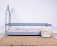 Детская кровать MobiCasa Woody 90x200 Grey фото №3 — интернет-магазин Desire.md