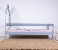 Детская кровать MobiCasa Woody 90x200 Grey фото №6 — интернет-магазин Desire.md