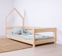 Детская кровать MobiCasa Woody 90x200 Natur фото №2 — интернет-магазин Desire.md