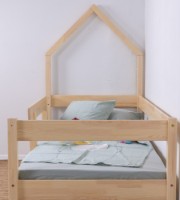 Детская кровать MobiCasa Woody 90x200 Natur фото №3 — интернет-магазин Desire.md