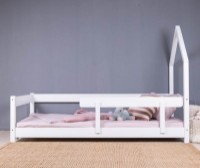 Детская кровать MobiCasa Woody 90x200 White фото №4 — интернет-магазин Desire.md