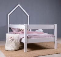 Детская кровать MobiCasa Woody 90x200 White фото №9 — интернет-магазин Desire.md