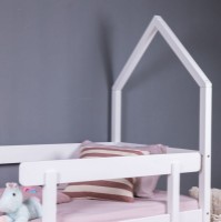 Детская кровать MobiCasa Woody 90x200 White фото №3 — интернет-магазин Desire.md