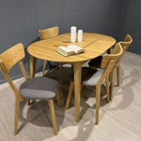 Обеденный стол MobiCasa Hovdala 140/180x90 Natural Wax фото №3 — интернет-магазин Desire.md