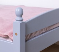 Кровать MobiCasa Lira 90x200 Grey фото №3 — интернет-магазин Desire.md