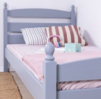 Кровать MobiCasa Lira 90x200 Grey фото №2 — интернет-магазин Desire.md