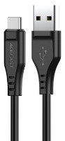 Cablu USB Acefast USB to Type-C 1.2m Black (C3-04)