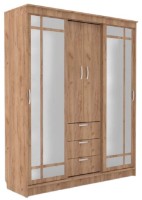 Шкаф-купе ML-Mobila Дипломат 1700 Дуб Золотой